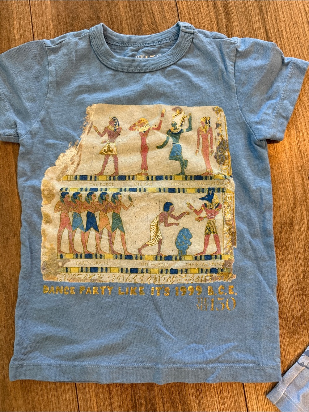 Kids Light Blue Graphic Tees (3T)